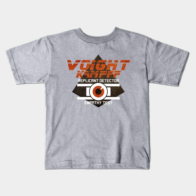 Voight Kampff Kids T-Shirt by QH